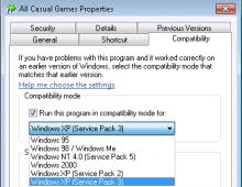 Включение режима совместимости в Windows7 seven Не работает программа совместимости